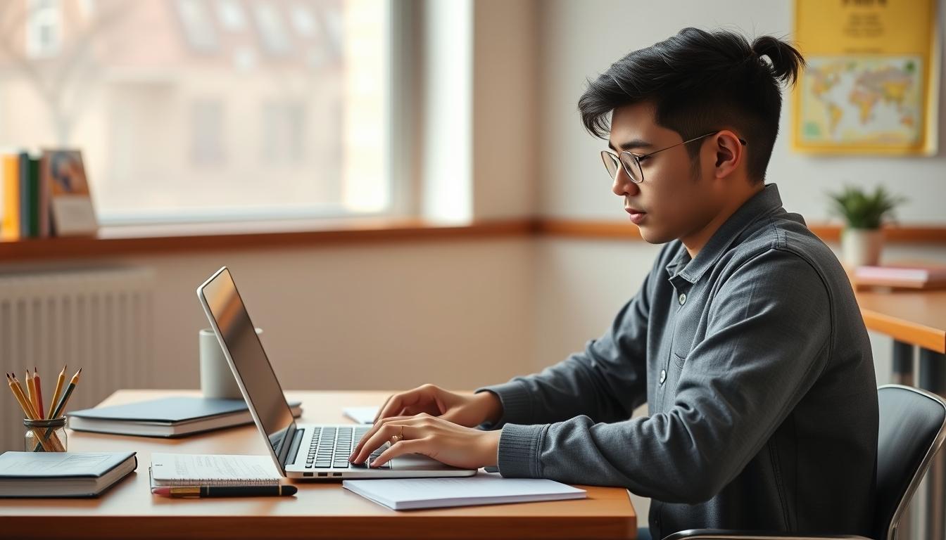 Organized exam preparation notes and academic planner