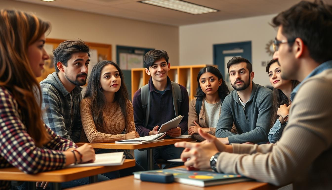 Modern university campus for students